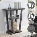 Convenience Concepts Newport V Console Table with Shelves