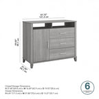Somerset Tall TV Stand with Storage by Bush Furniture