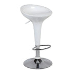 Plastic Chrome Swivel Bar Stool Height Adjustable