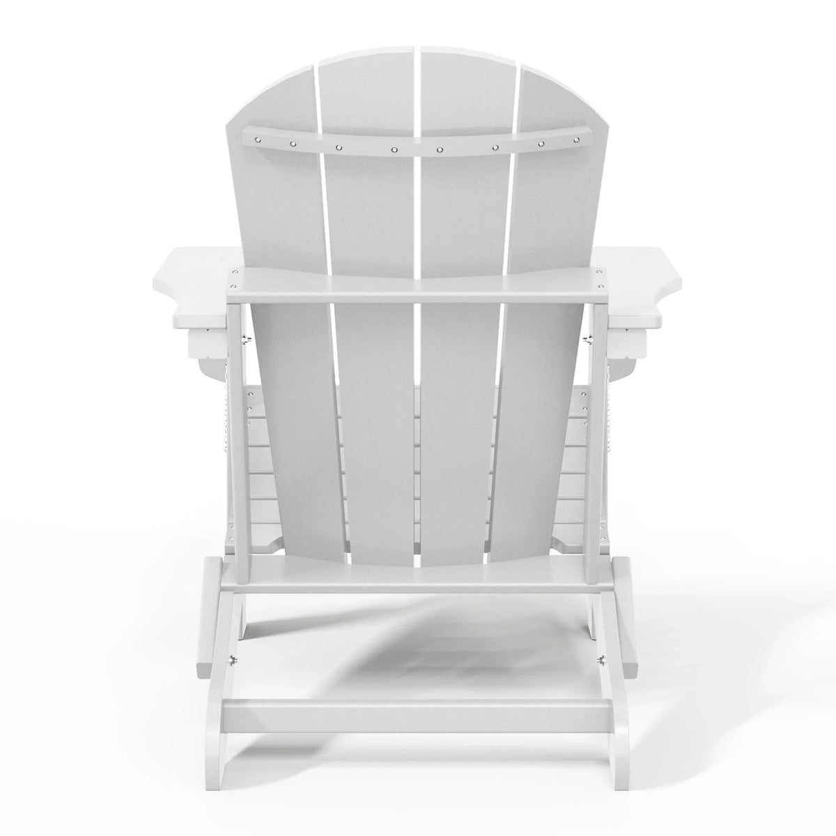 Polytrends Laguna Fade Resistant All Weather Outdoor Patio Folding Adirondack Chair