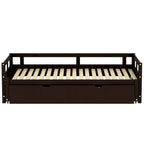 Extending Daybed with Trundle, Wooden Daybed with Trundle