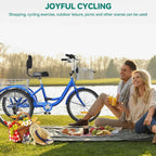 26 Adult Tricycle 3 Wheel Bikes 7 Speed Trike Bike