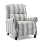 2 Set Modern Padded Seat Recliner Chair with PU Leather/Fabric