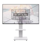 TV Stand for 32-75 TVs, Adjustable Height Mobile TV Cart with Drawer and Wheels for Living Room, Bedroom, Offices -ModernLuxe
