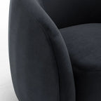 Modern Swivel Barrel Accent Chair