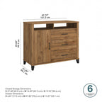 Somerset Tall TV Stand with Storage by Bush Furniture