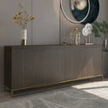 Clihome Furniture Wood 4-Door Accent Cabinet