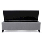 Modern Upholstered Storage Bench for Living Room Entryway