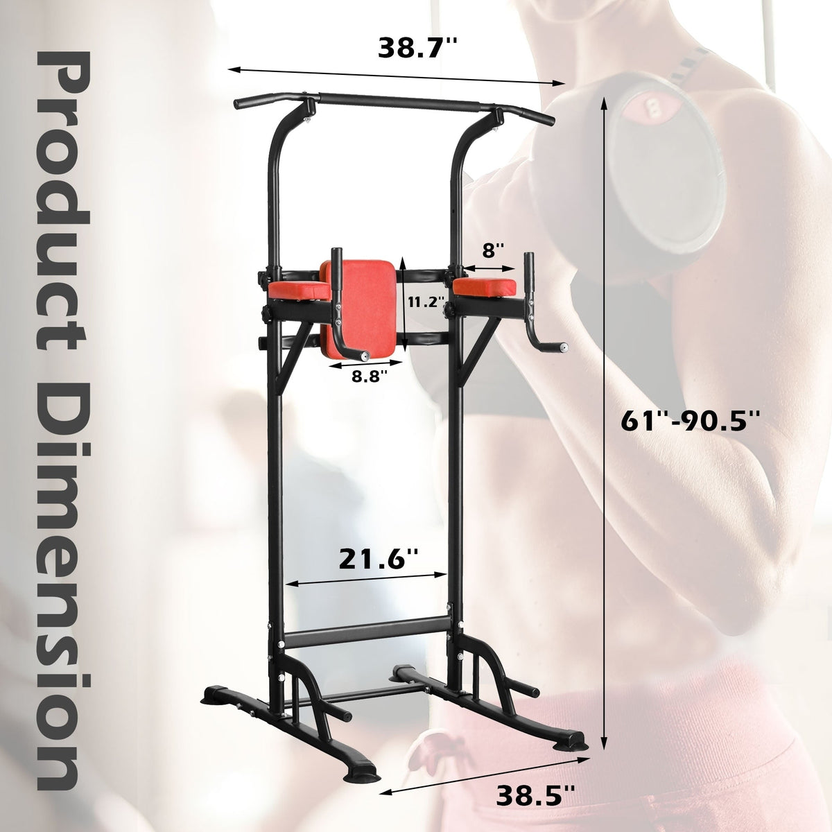 Ainfox Power Tower Multi-Function Home Strength Training Tower