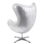 33.5 Brancaster Accent Chair: Acme Furniture, No Assembly, Swivel Base, Wood Composite