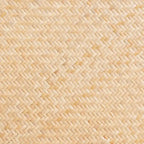 Neah Mid-Century Modern 2-Piece Woven Rattan and Wood Dining Chair Set