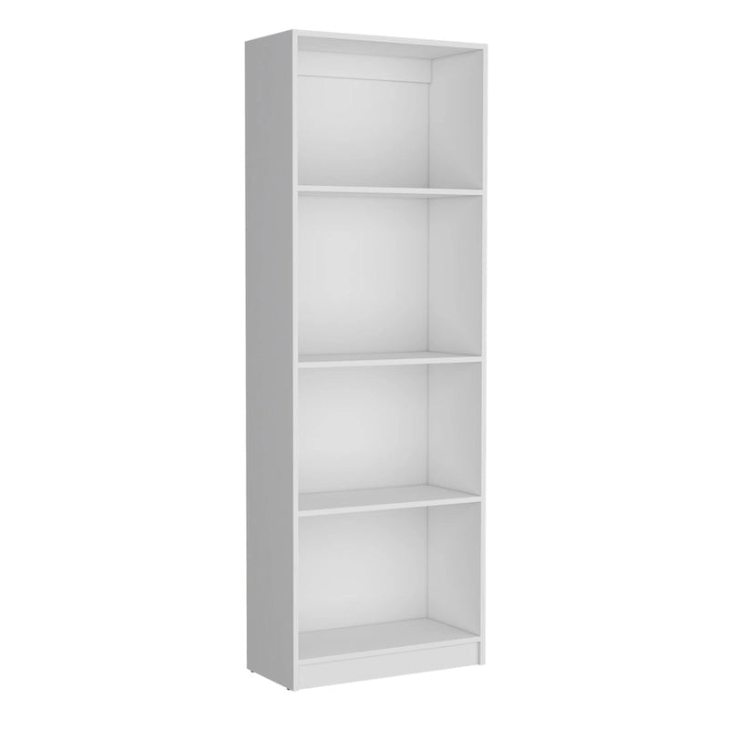 Driedelige boekenkastenset, 188 cm breed met dubbele kast met 4 planken
