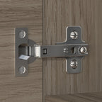 36-inch 2-deurs opbergkast met verstelbare plank en slot