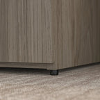 36-inch 2-deurs opbergkast met verstelbare plank en slot