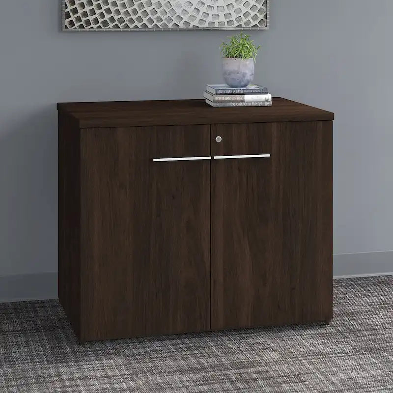 36-inch 2-deurs opbergkast met verstelbare plank en slot