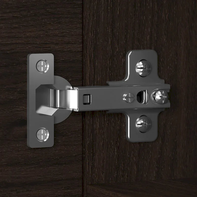 36-inch 2-deurs opbergkast met verstelbare plank en slot