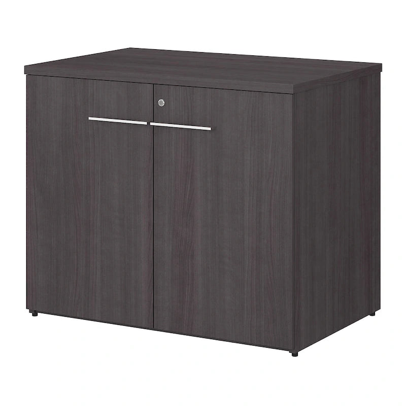 36-inch 2-deurs opbergkast met verstelbare plank en slot