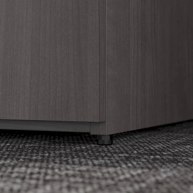 36-inch 2-deurs opbergkast met verstelbare plank en slot