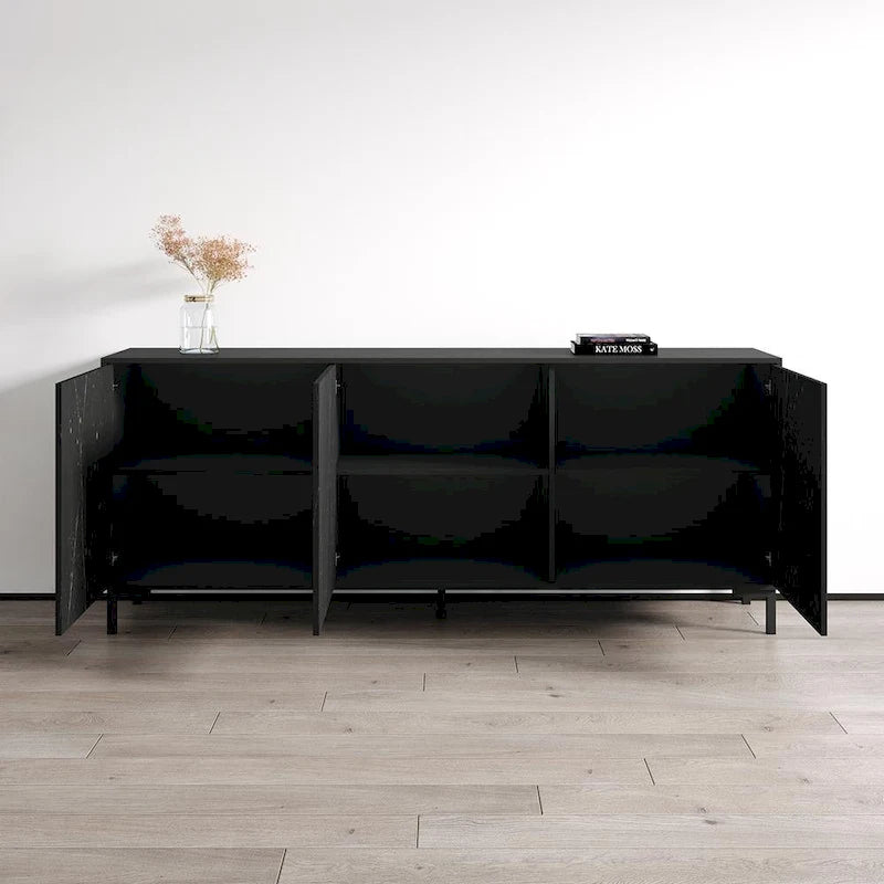 190cm Modern Dressoir met Matte Afwerking