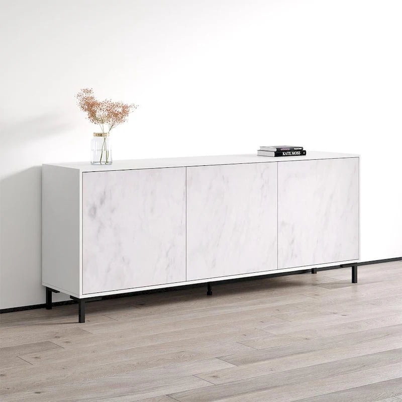 190cm Modern Dressoir met Matte Afwerking