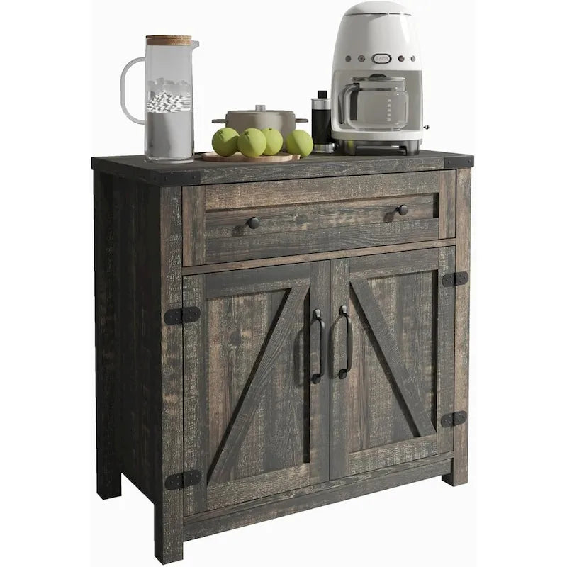 Opbergkast met Laden en Deuren – 40D x 80B x 80H cm