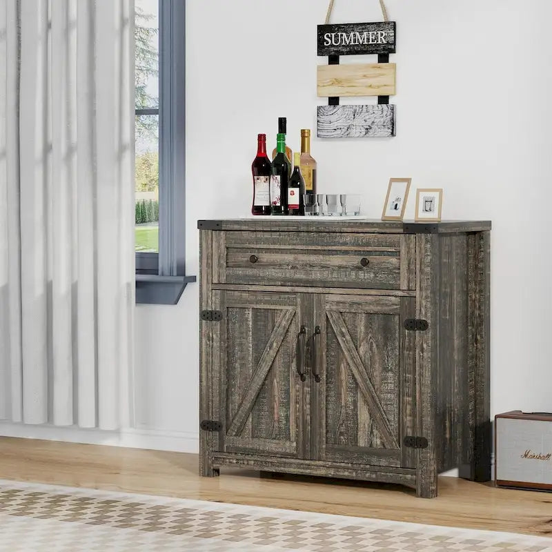 Opbergkast met Laden en Deuren – 40D x 80B x 80H cm