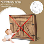 Opbergkast met Laden en Deuren – 40D x 80B x 80H cm