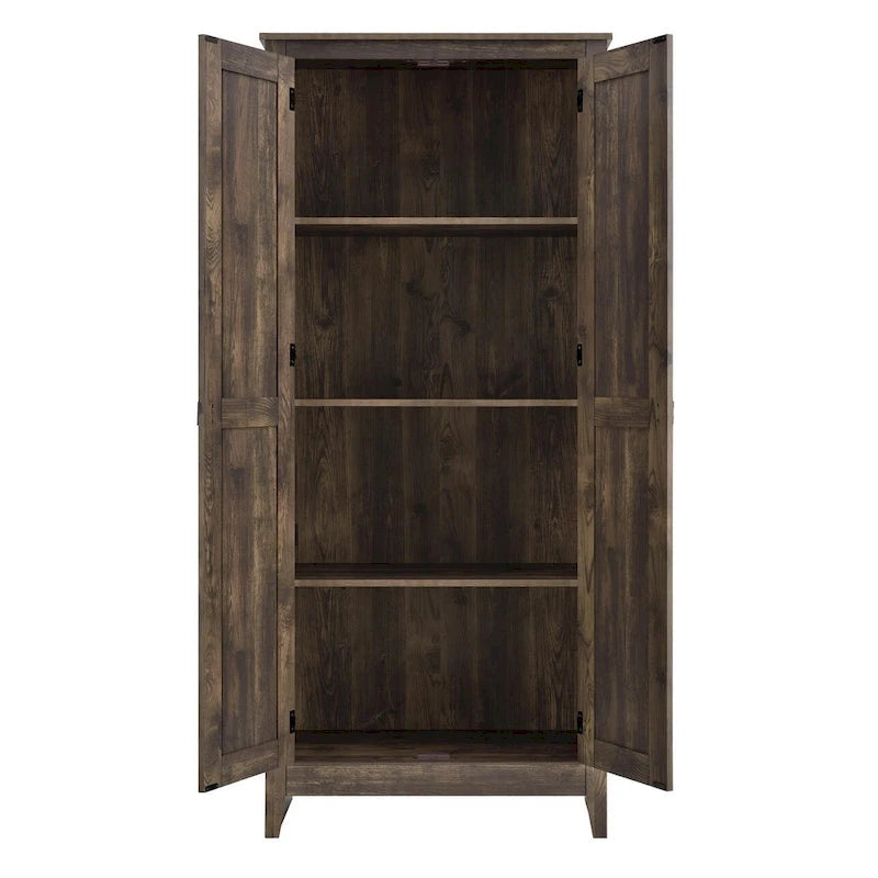 80 cm brede opbergkast met 4 planken