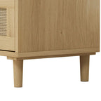 Rotan opbergkast met 3 lades