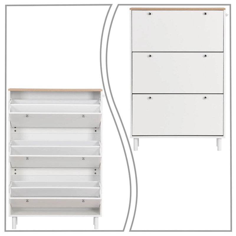Schoenenkast met Bovenpaneel met Houtnerf