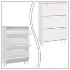 Schoenenkast met Bovenpaneel met Houtnerf