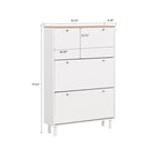 Schoenenkast met Bovenpaneel met Houtnerf