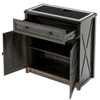 31,5" breed dressoir met ledverlichting en oplaadpoorten