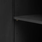 63" Opbergkast met 4 deuren en metalen handgrepen