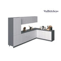 Moderne Keukenkastenset - Hoogglans Wit, 3,35 m Breed (138x85)