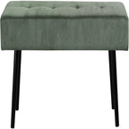 Corduroy gestoffeerde bank – 100 cm x 35 cm x 42 cm