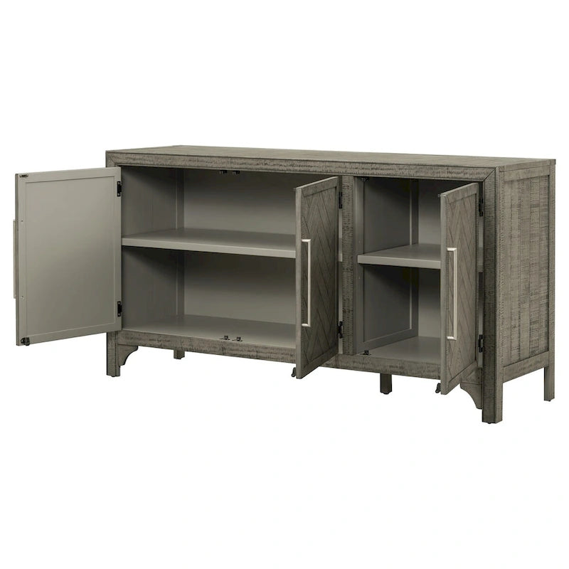 3-deurs opbergkast dressoir met verstelbare planken