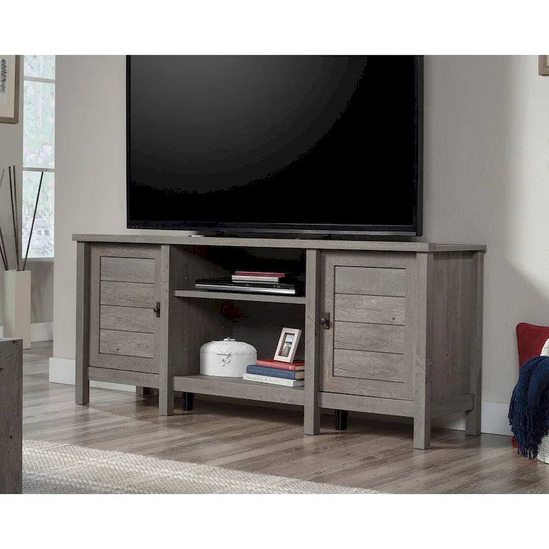 150 cm tv-dressoir in landelijke stijl met opbergruimte