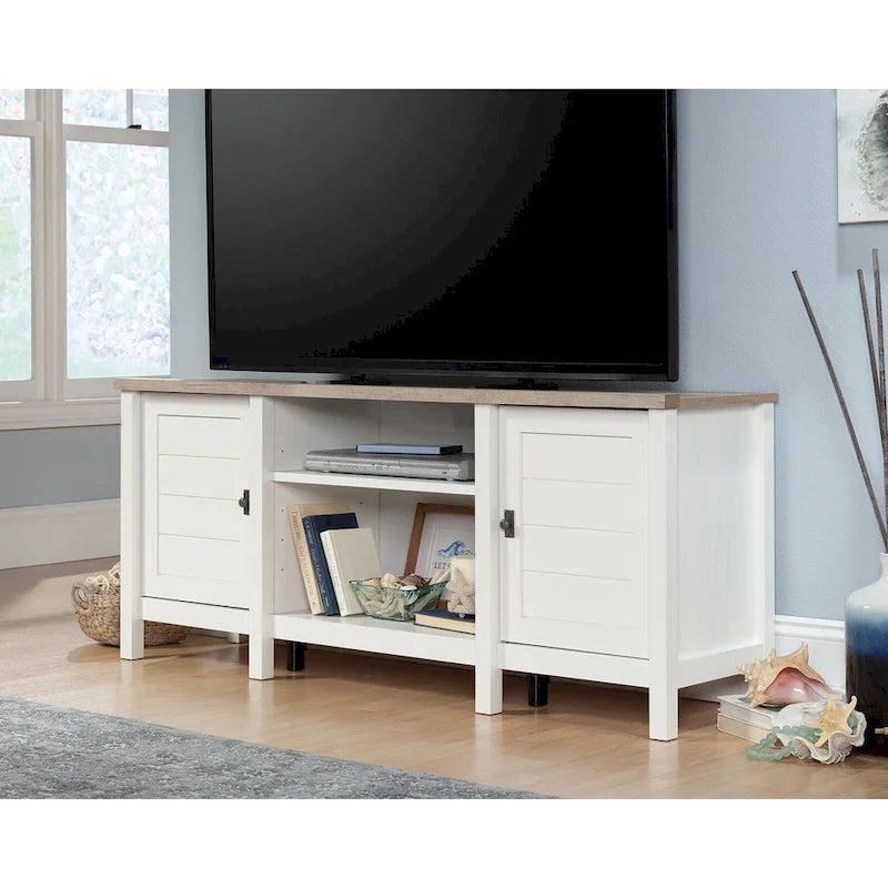 150 cm tv-dressoir in landelijke stijl met opbergruimte