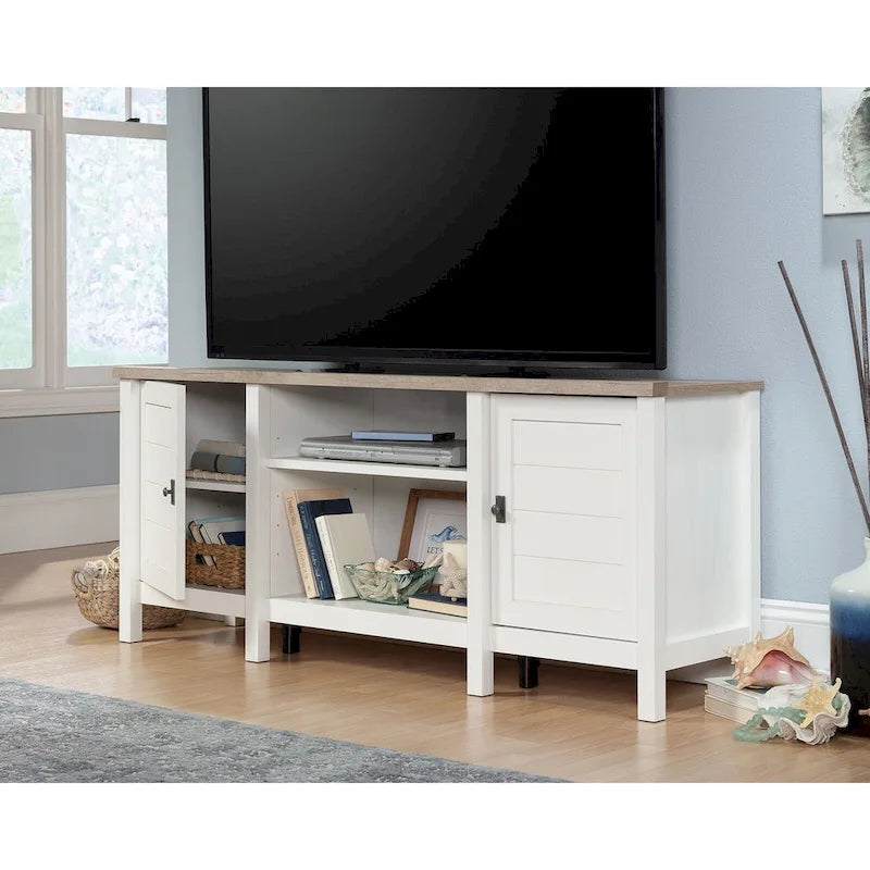 150 cm tv-dressoir in landelijke stijl met opbergruimte