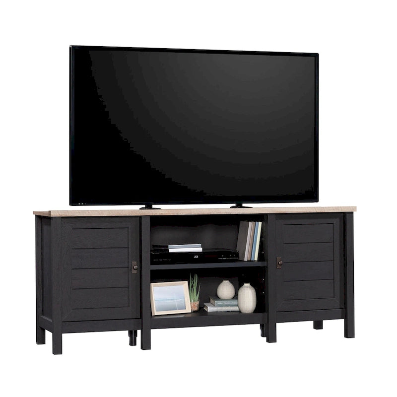 150 cm tv-dressoir in landelijke stijl met opbergruimte
