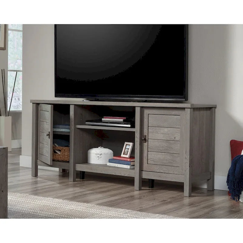 150 cm tv-dressoir in landelijke stijl met opbergruimte