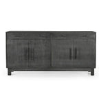 Massief Houten 4-Deurs Dressoir - Grijs