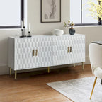 63-inch modern dressoir met verstelbare planken