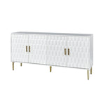 63-inch modern dressoir met verstelbare planken