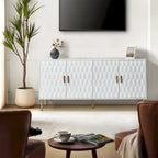 63-inch modern dressoir met verstelbare planken