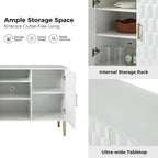63-inch modern dressoir met verstelbare planken