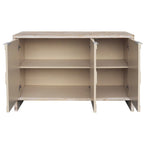 3-deurs dressoir met verstelbare planken, landelijke stijl