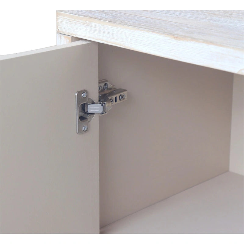 3-deurs dressoir met verstelbare planken, landelijke stijl