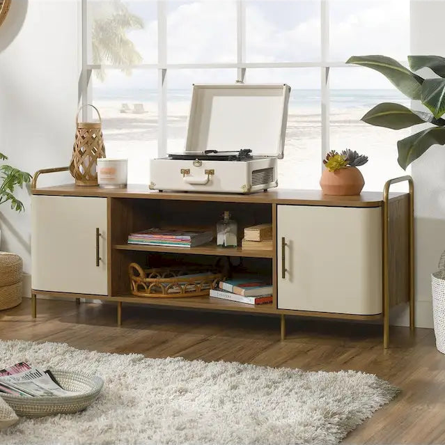 Entertainment Dressoir met deuren en verstelbare planken